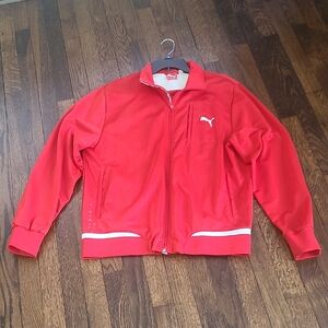 Red Puma Track Jacket